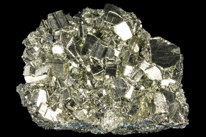 Gleaming Pyrite Crystal Cluster - Peru #94367